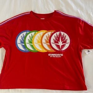 Marvel Guardians of the Galaxy Graphic T-Shirt – Red – Size 1X